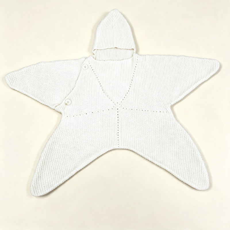 Warm infant sleeping bag for cooler weather