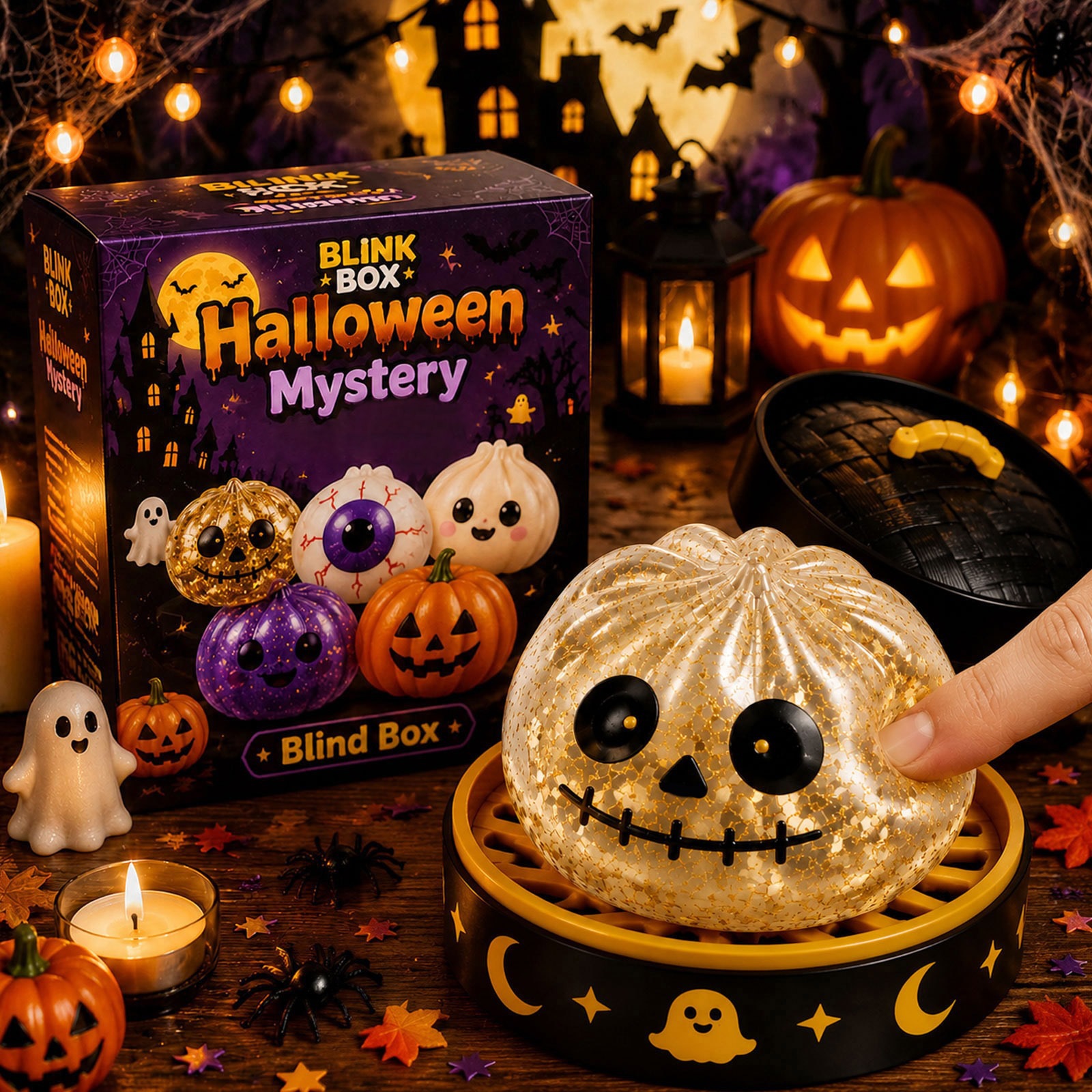Halloween Squishy Toy Gift Box - TPR - product details