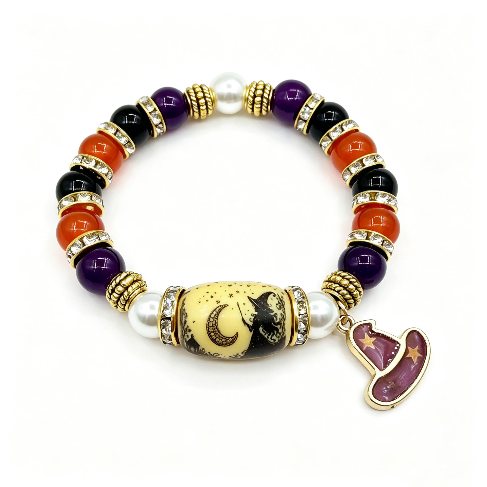 Halloween Beaded Bracelet Costume Jewelry - product details