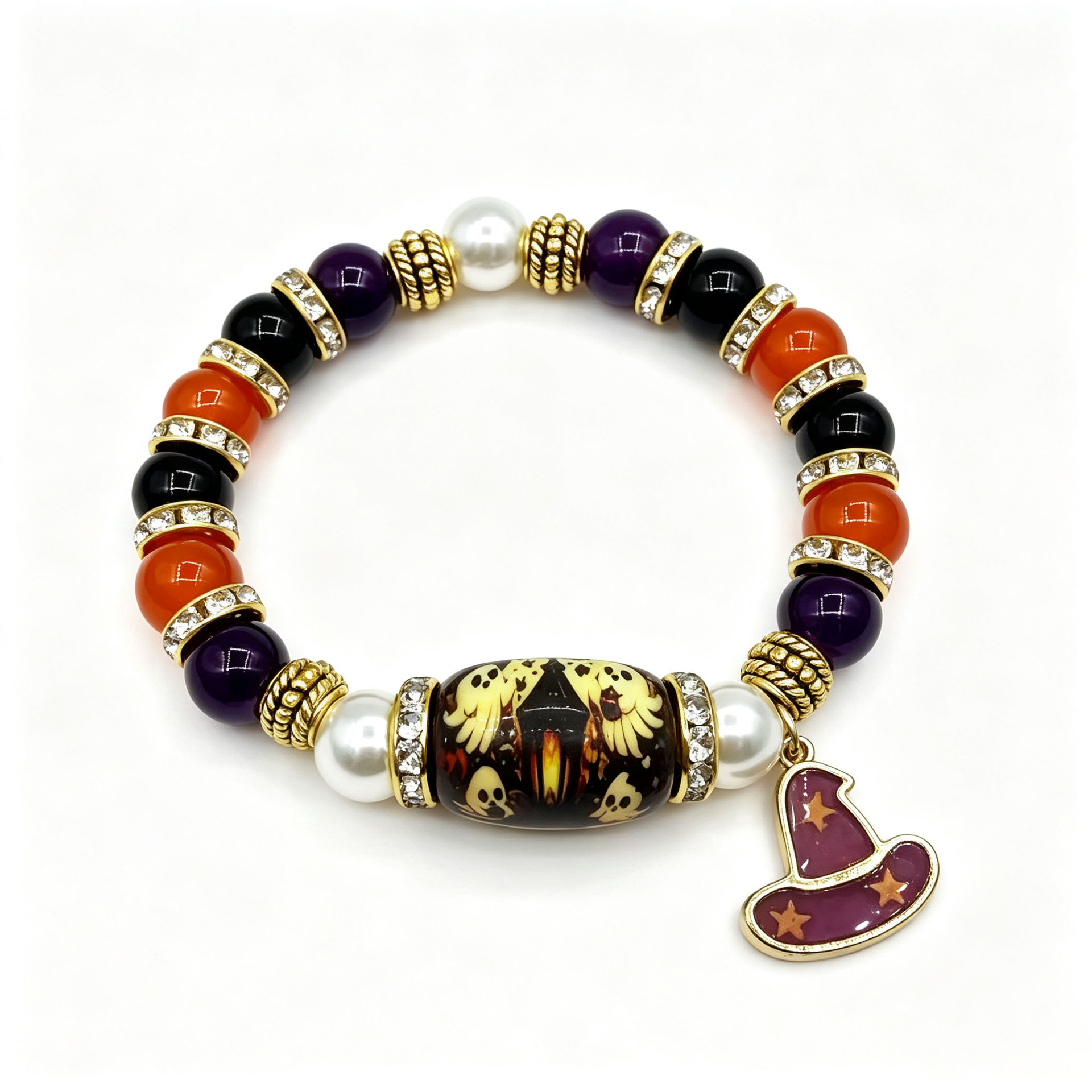 Halloween Beaded Bracelet Costume Jewelry - product details