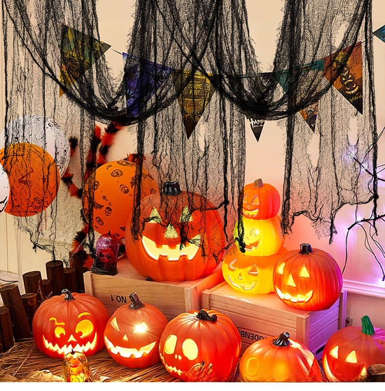 Halloween Spider Web Gauze Decoration - product details
