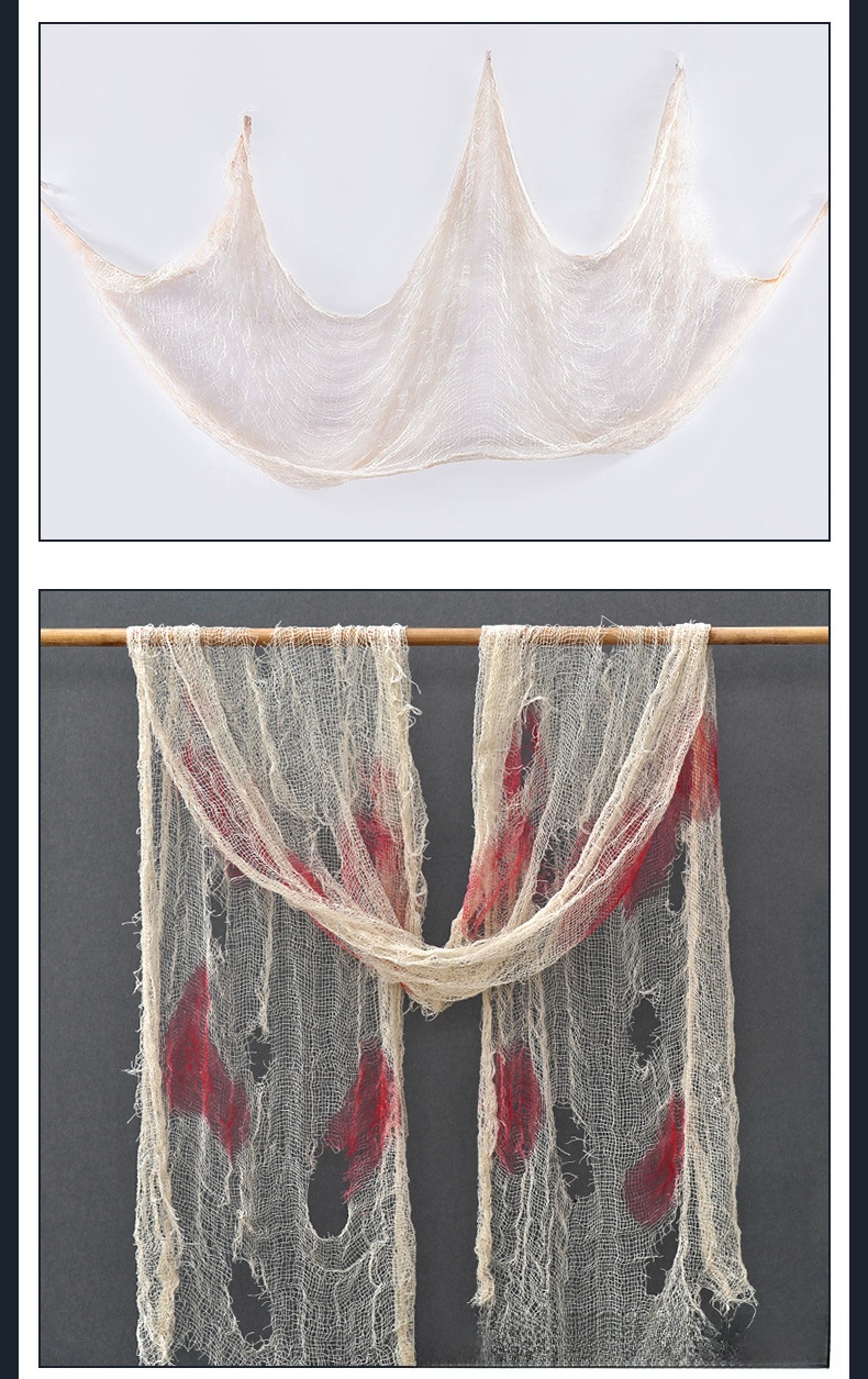 Halloween Spider Web Gauze Decoration - product details
