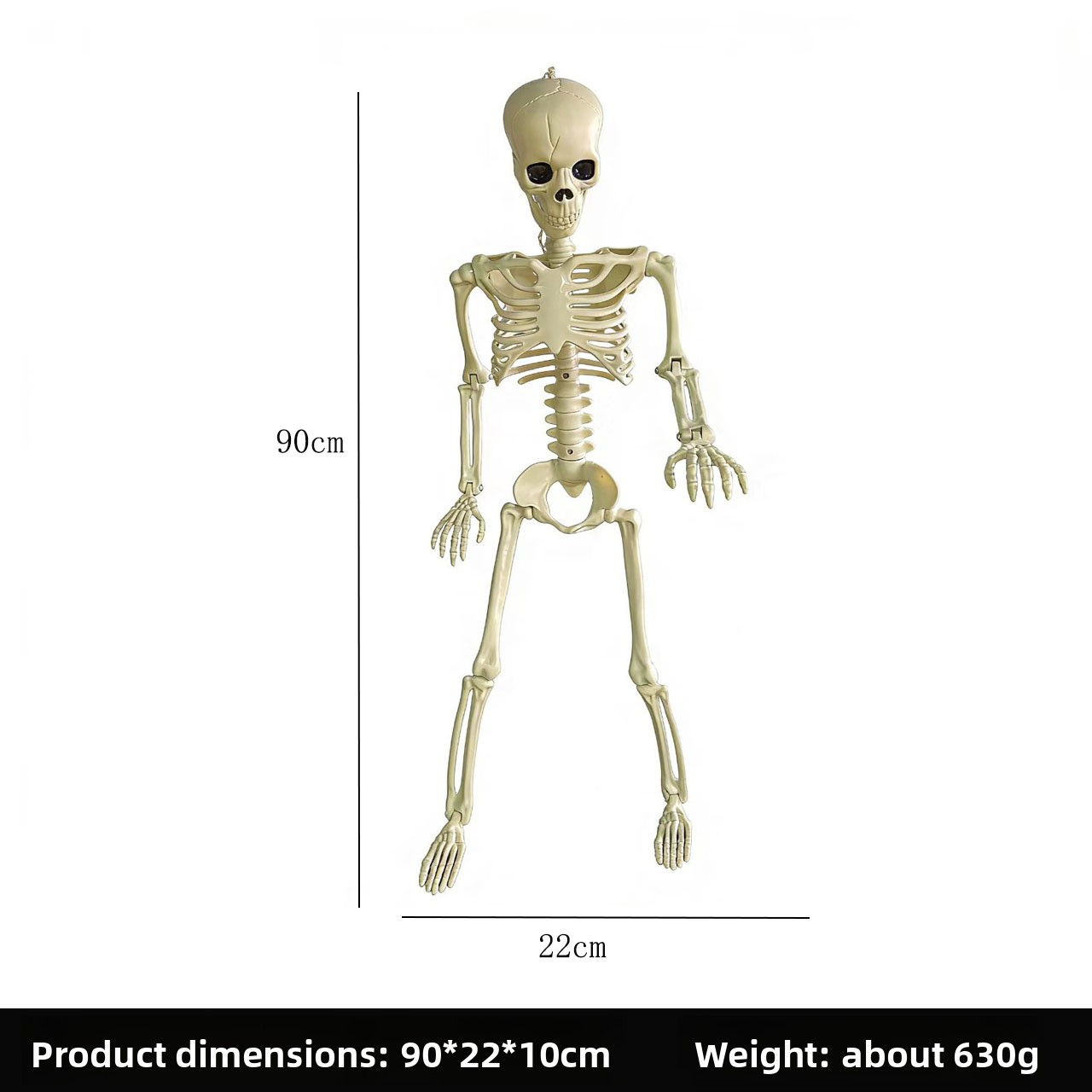 Halloween Plastic Skeleton Props and Bones - product details