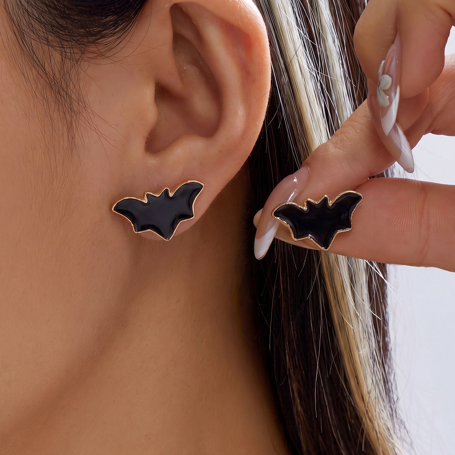 Halloween Jewelry Set - Ghost, Pumpkin and Bat Designs - Alloy - product details