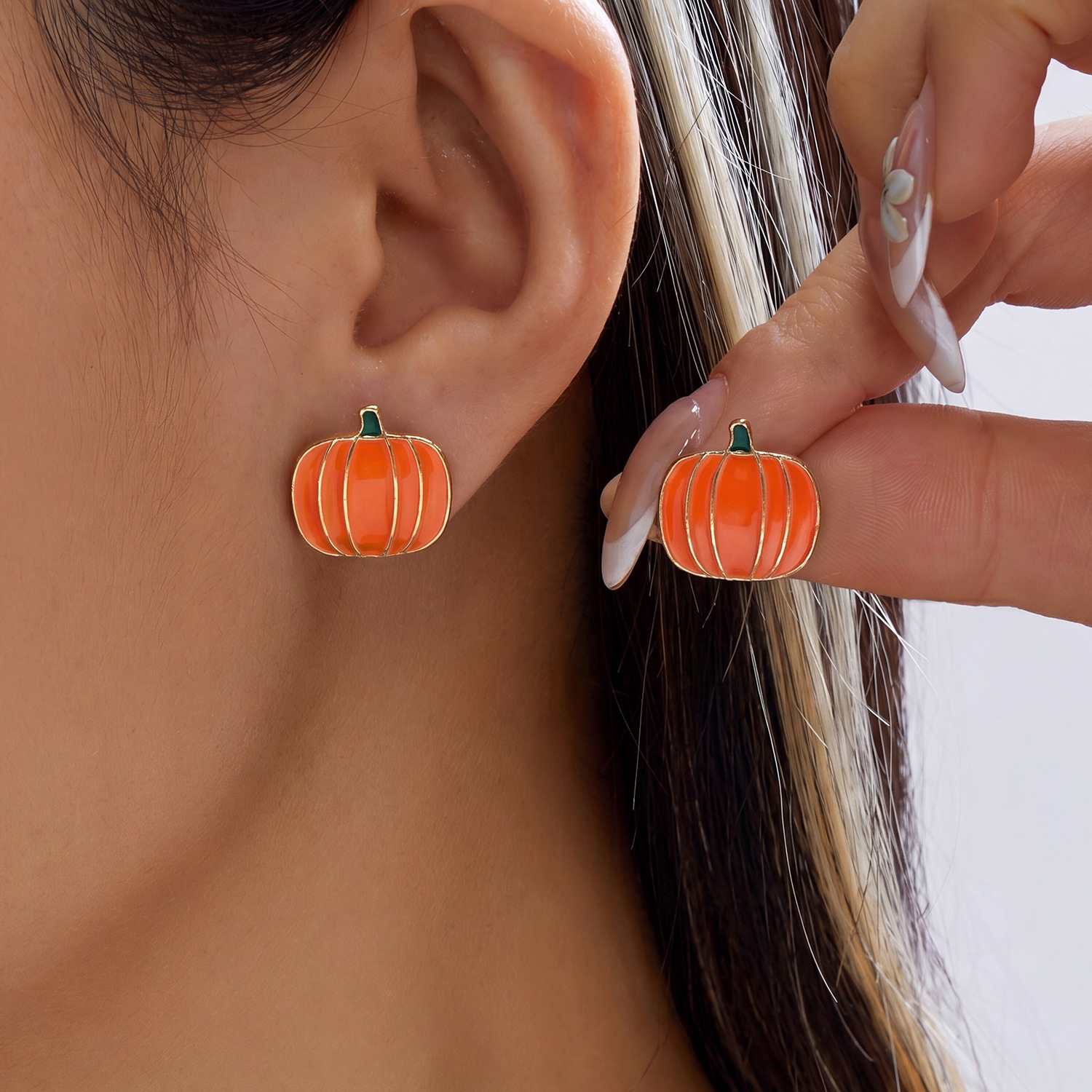 Halloween Jewelry Set - Ghost, Pumpkin and Bat Designs - Alloy - product details