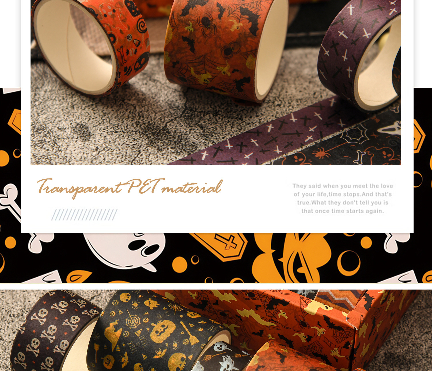 Halloween Decorative Paper Tape - product details