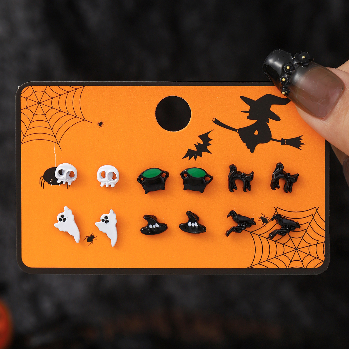 Cartoon Halloween Earrings Set - product details