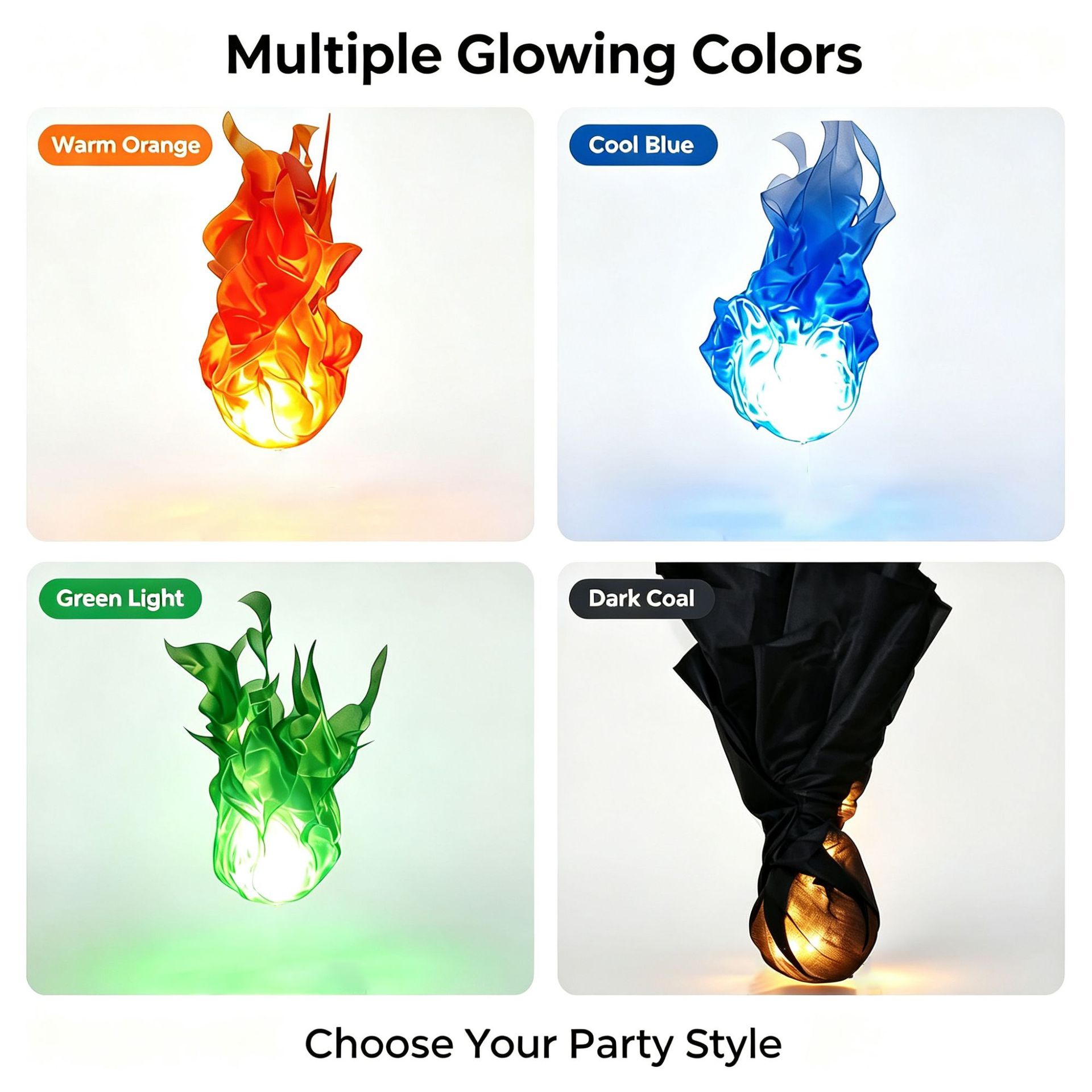 Floating Fireball Hand Lamp Halloween Decor - Cloth - product details