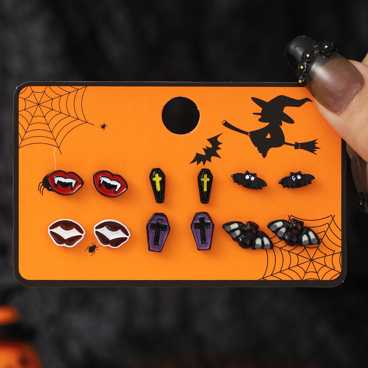 Cartoon Halloween Earrings Set - product details