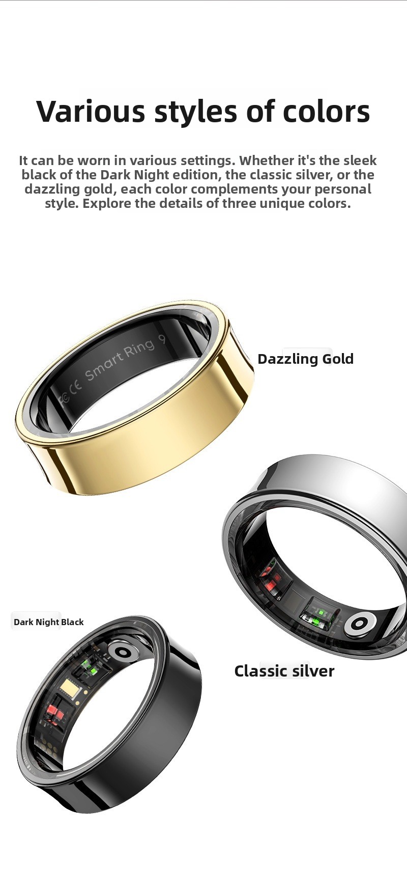 Smart ring colours