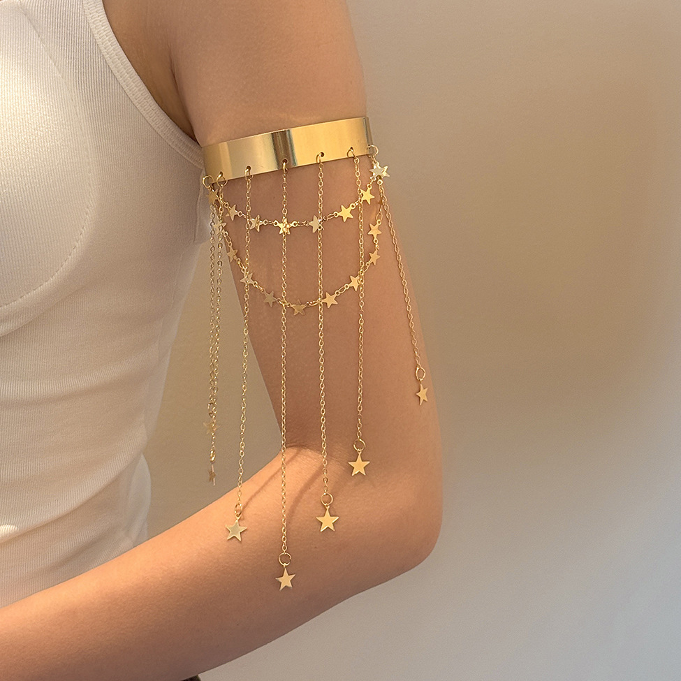 Patterned open cuff bracelet
