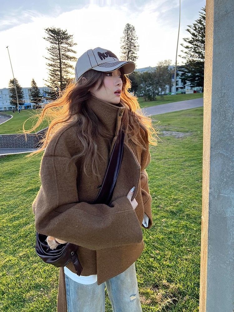 Black and brown women's coat options