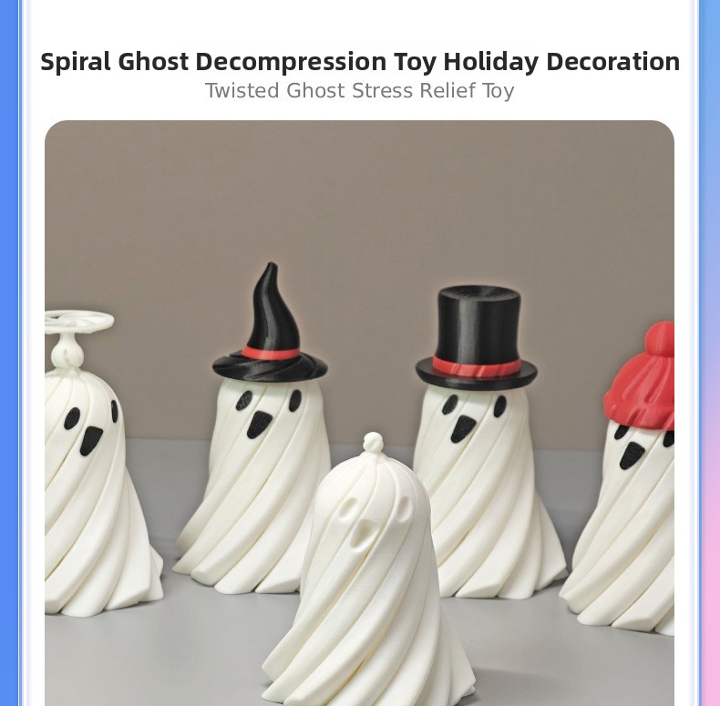 Halloween Ghost Pumpkin Wizard Tabletop Ornament - Resin - product details