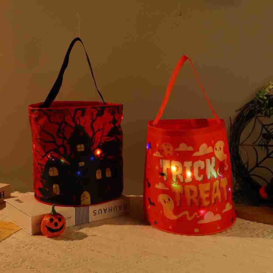Halloween Pumpkin Candy Tote Bag - Non-woven fabric - product details