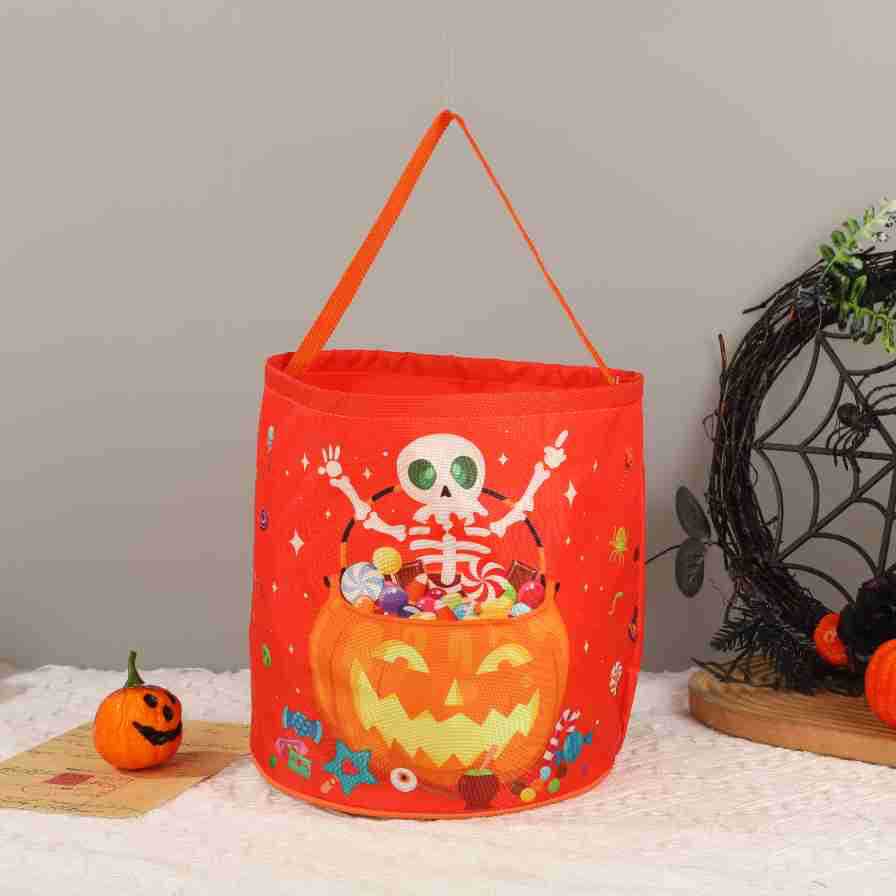 Halloween Pumpkin Candy Tote Bag - Non-woven fabric - product details