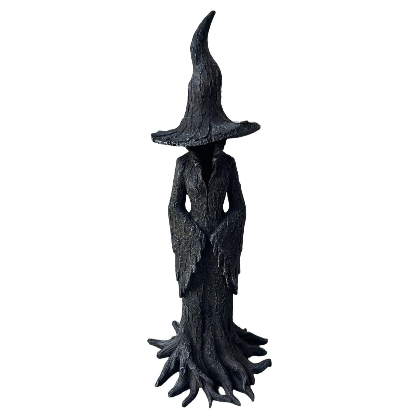 Witch statue Halloween plastic figurine