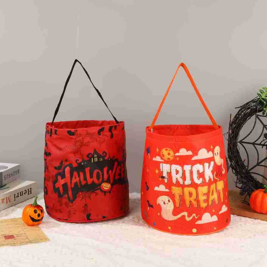 Halloween Pumpkin Candy Tote Bag - Non-woven fabric - product details