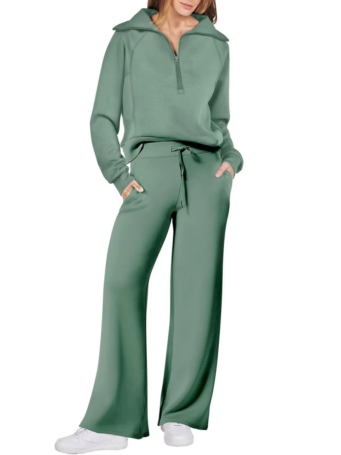 Women’s casual two-piece set styling