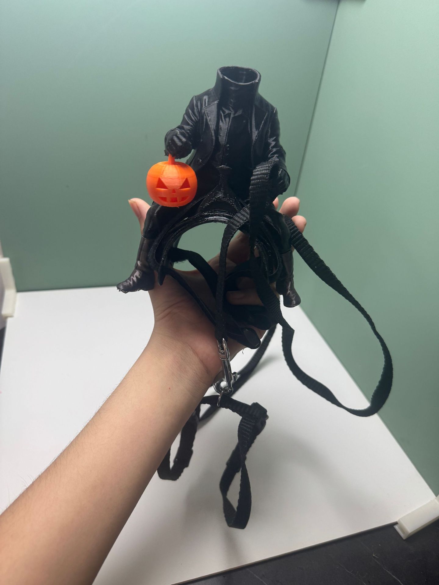 New Halloween Cross-Border Headless Horseman Cat Costume