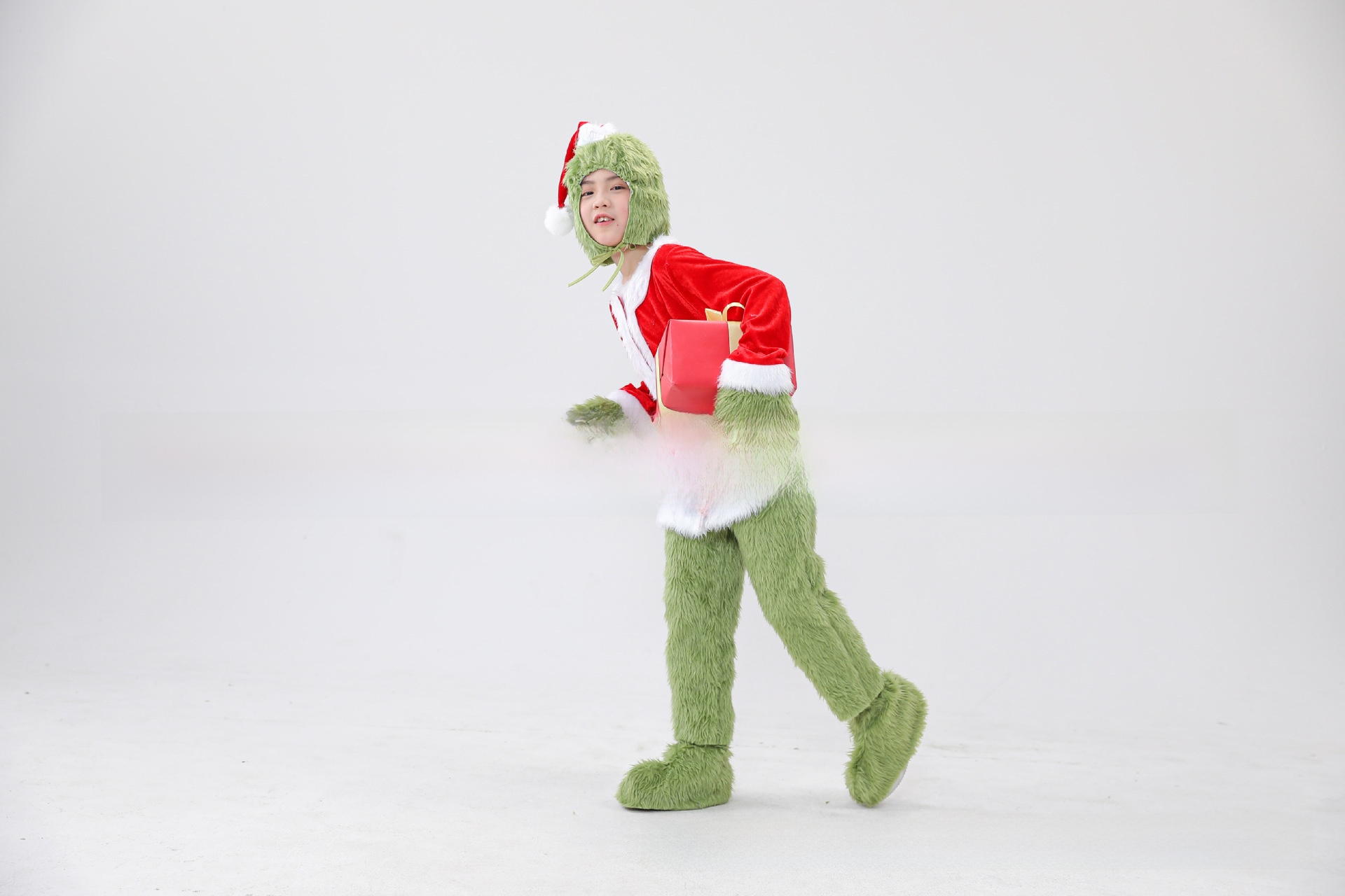 Halloween hit green monster Grinch cosplay costume
