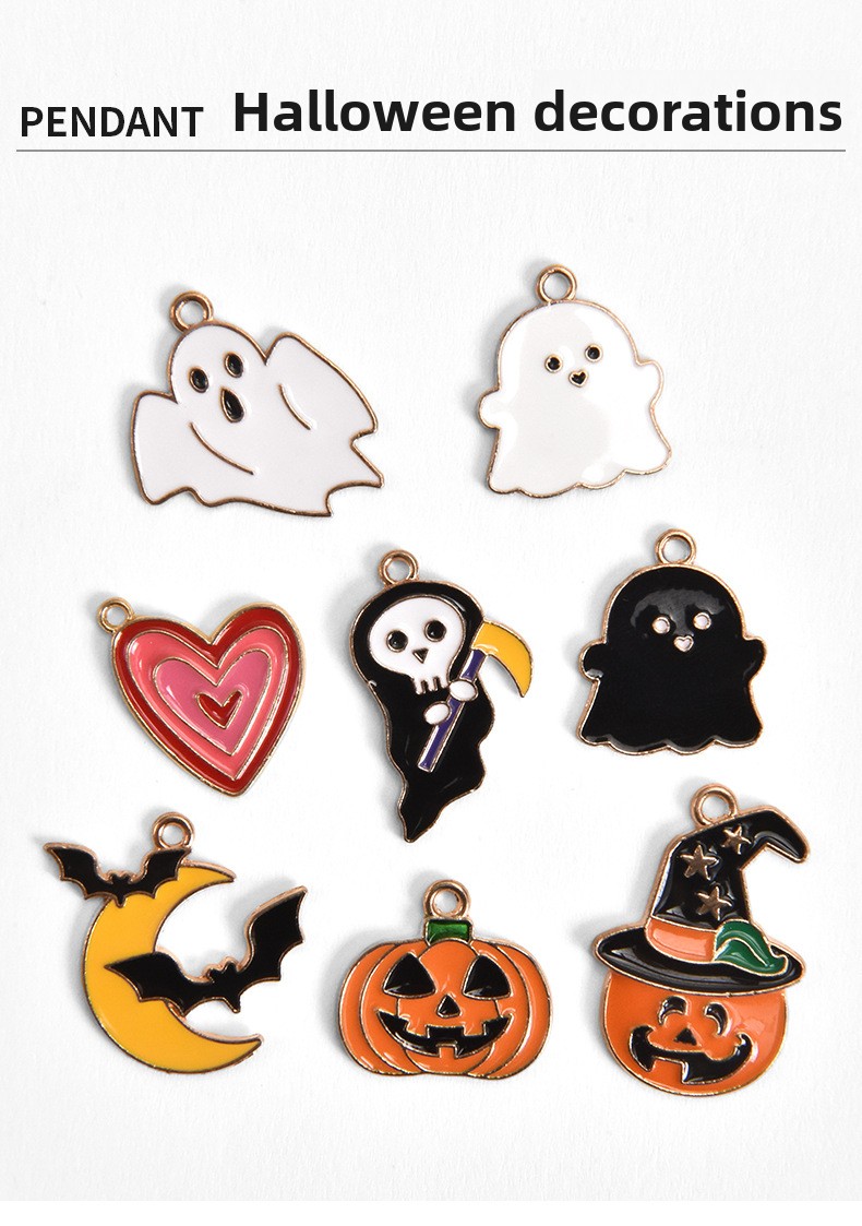 Halloween Themed PU Leather Dog Collar