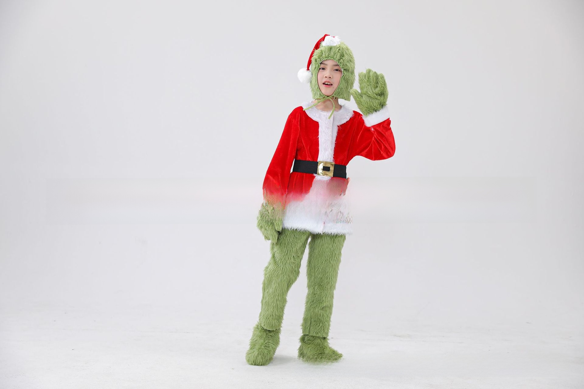 Halloween hit green monster Grinch cosplay costume