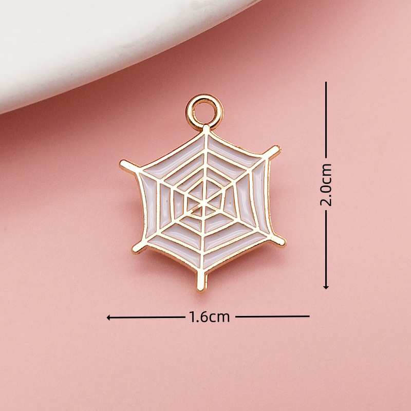 Halloween Funny Alloy Pendant DIY Cartoon Pumpkin Bat Charm