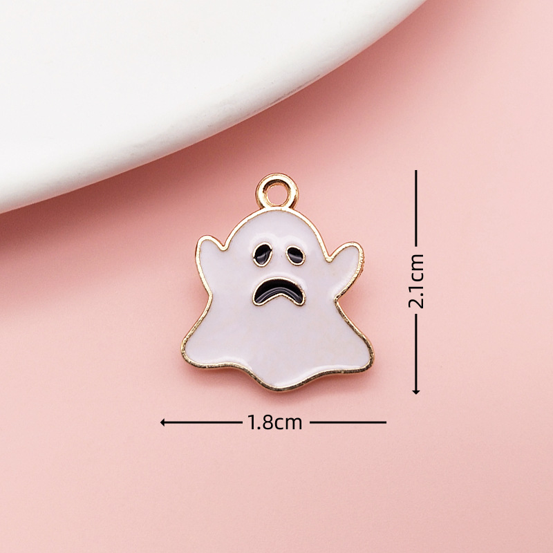 Halloween Funny Alloy Pendant DIY Cartoon Pumpkin Bat Charm
