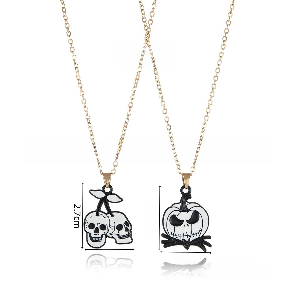 Cartoon Halloween Necklace Set
