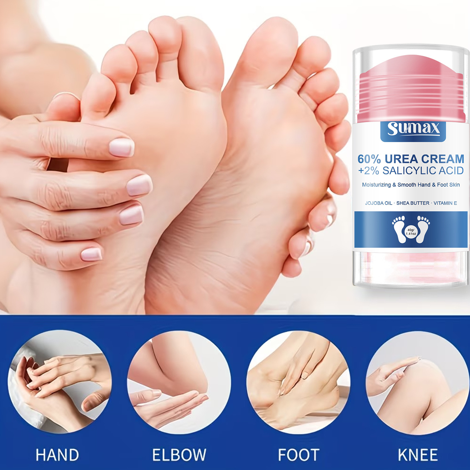 Voyage Queens Salicylic Acid Foot and Hand Cream
