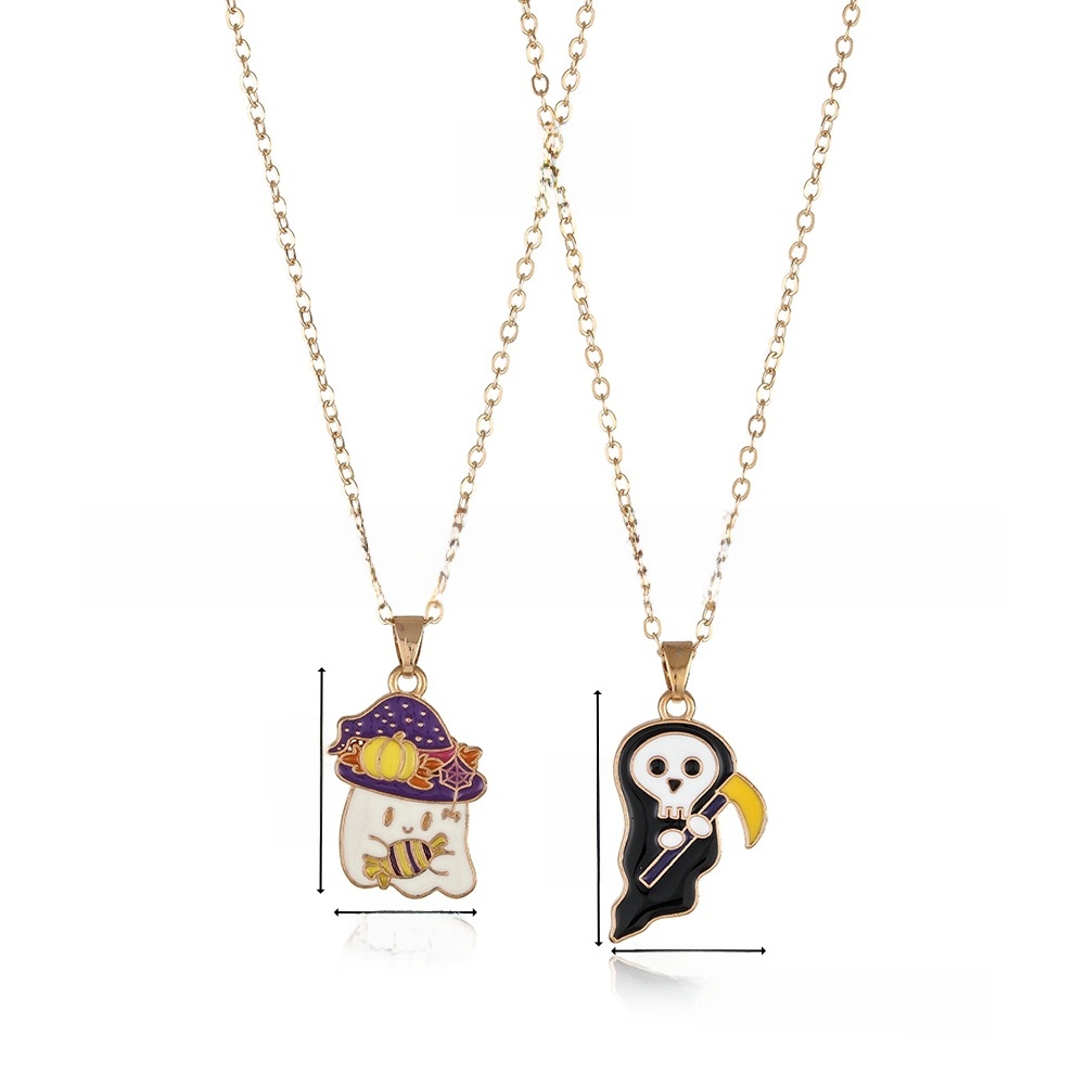 Cartoon Halloween Necklace Set