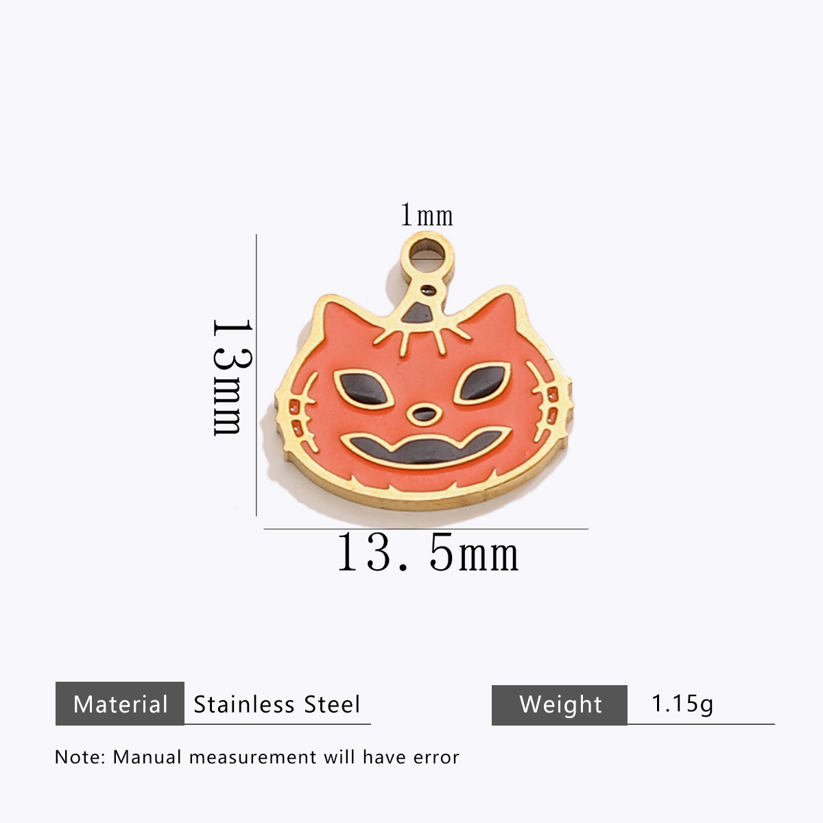 Halloween Stainless Steel Pendant