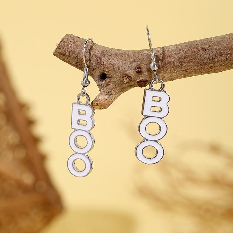 Spooky Halloween Themed Alloy Earrings