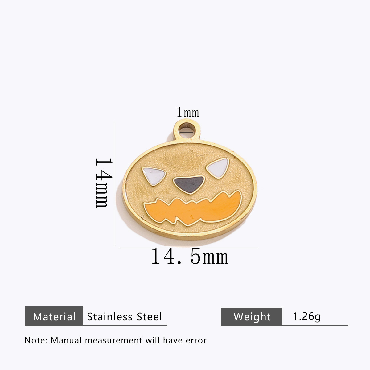 Halloween Stainless Steel Pendant