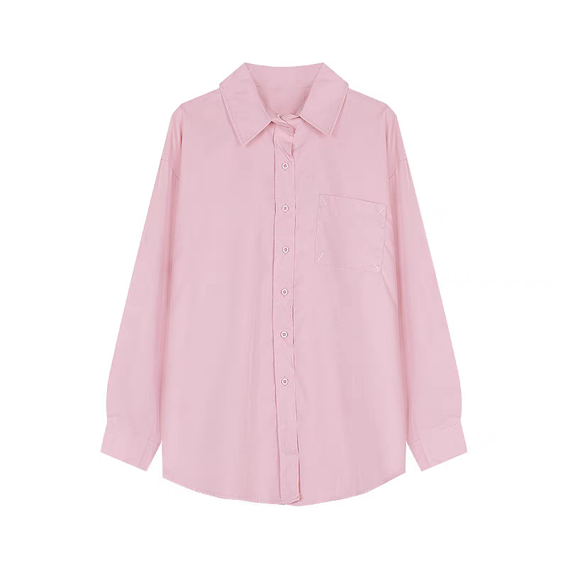 Women’s medium-length polyester shirt