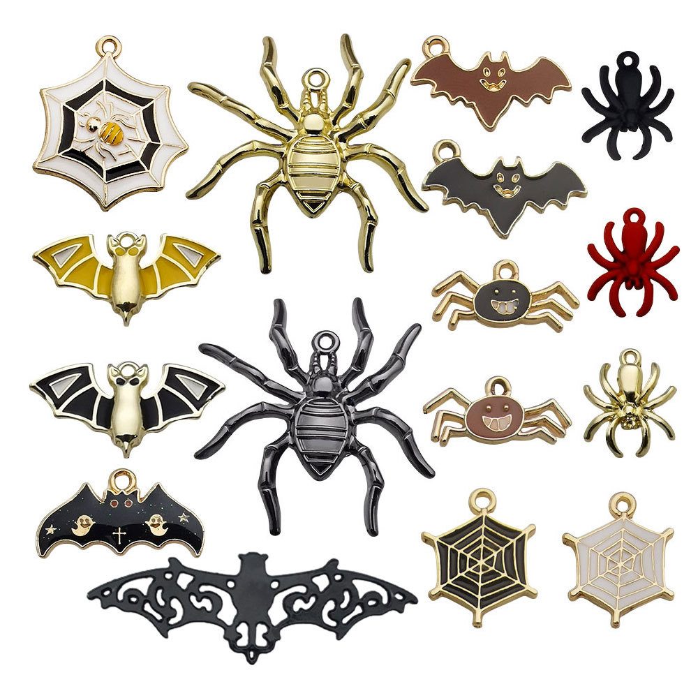 Halloween Oil Drip Alloy Charms Pendant