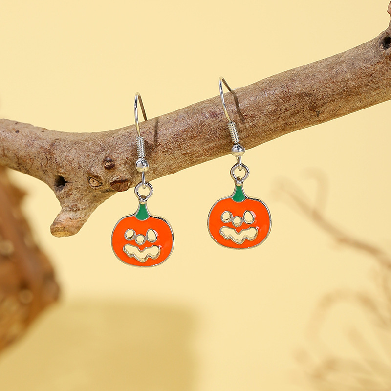 Spooky Halloween Themed Alloy Earrings