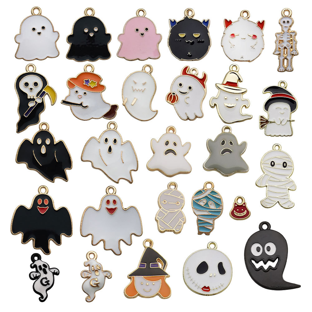Halloween Oil Drip Alloy Charms Pendant