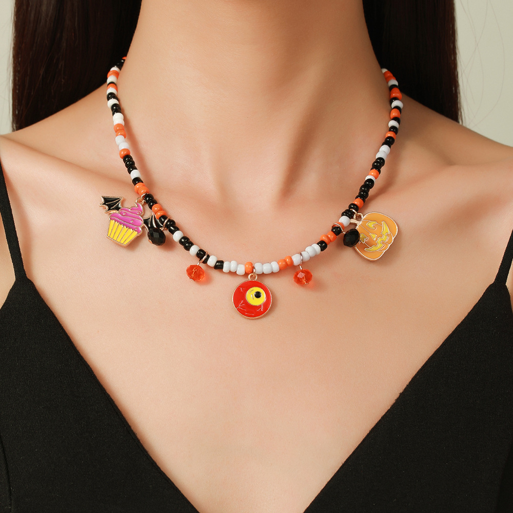 Adjustable Halloween Pendant Necklace