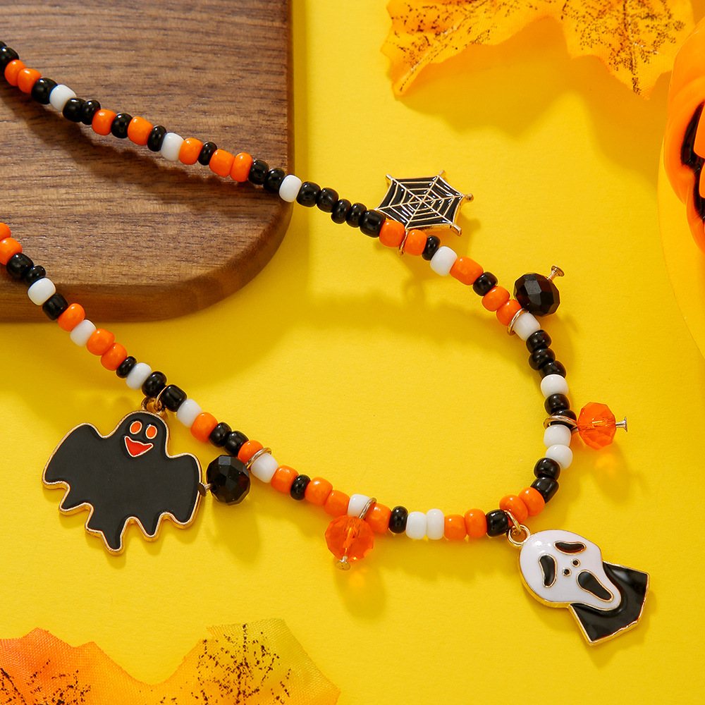 Adjustable Halloween Pendant Necklace