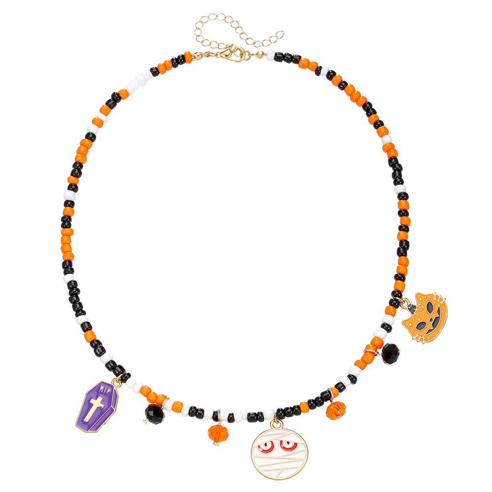 Adjustable Halloween Pendant Necklace