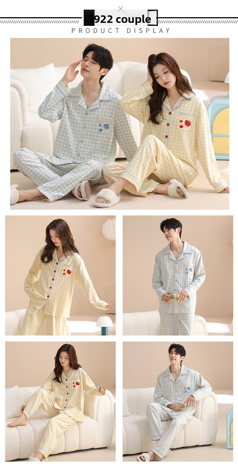 Women’s and men’s cartoon pajama size options