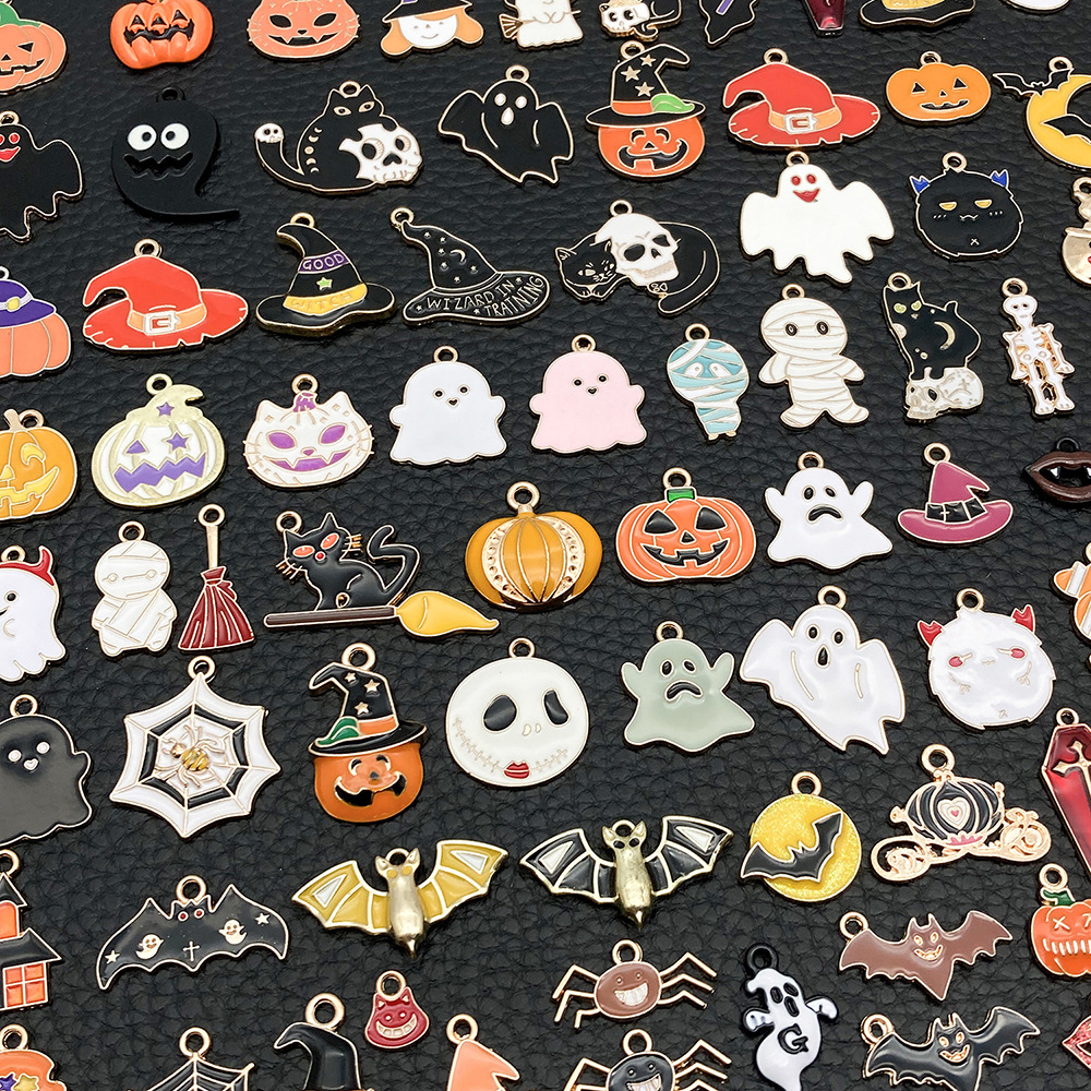 Halloween Oil Drip Alloy Charms Pendant