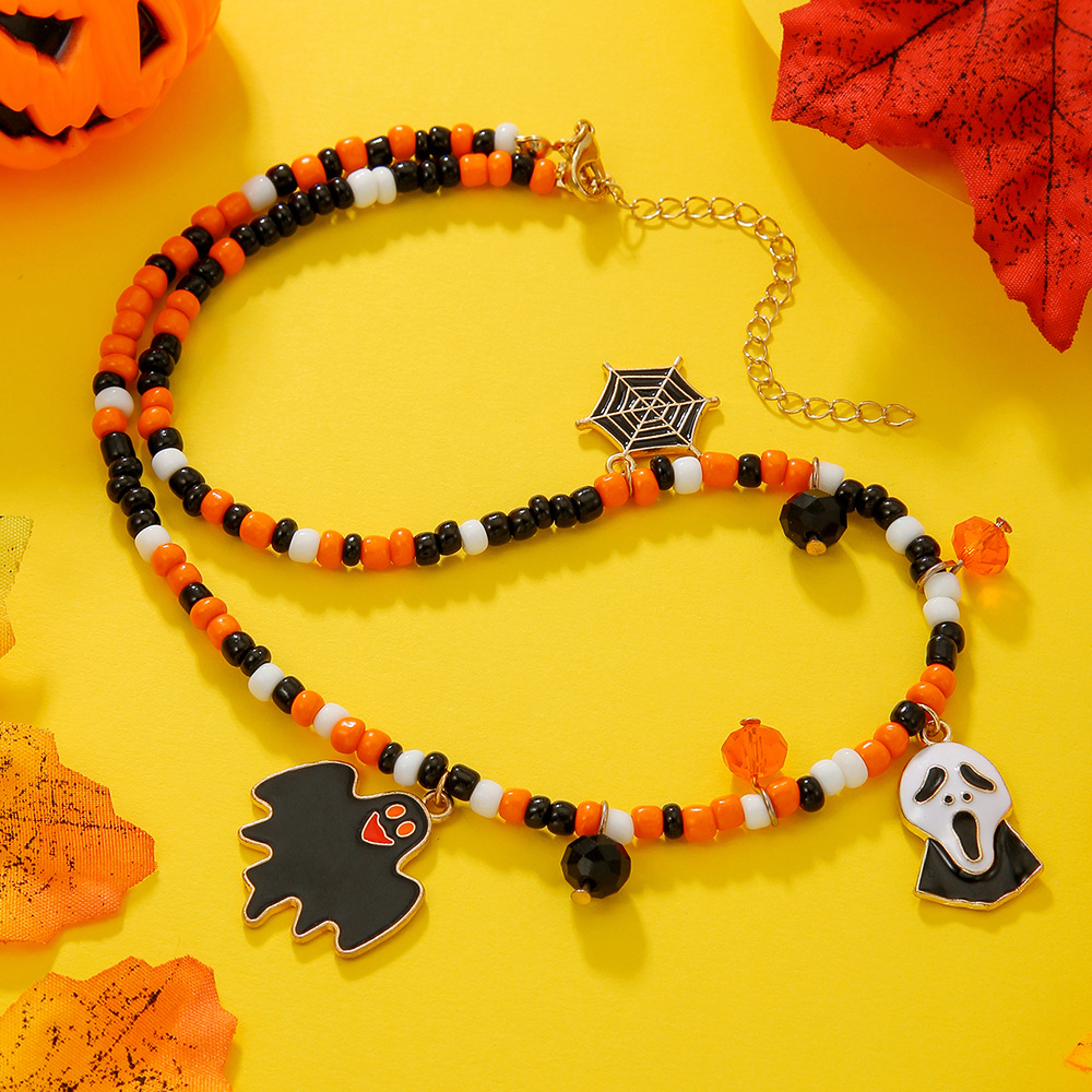 Adjustable Halloween Pendant Necklace
