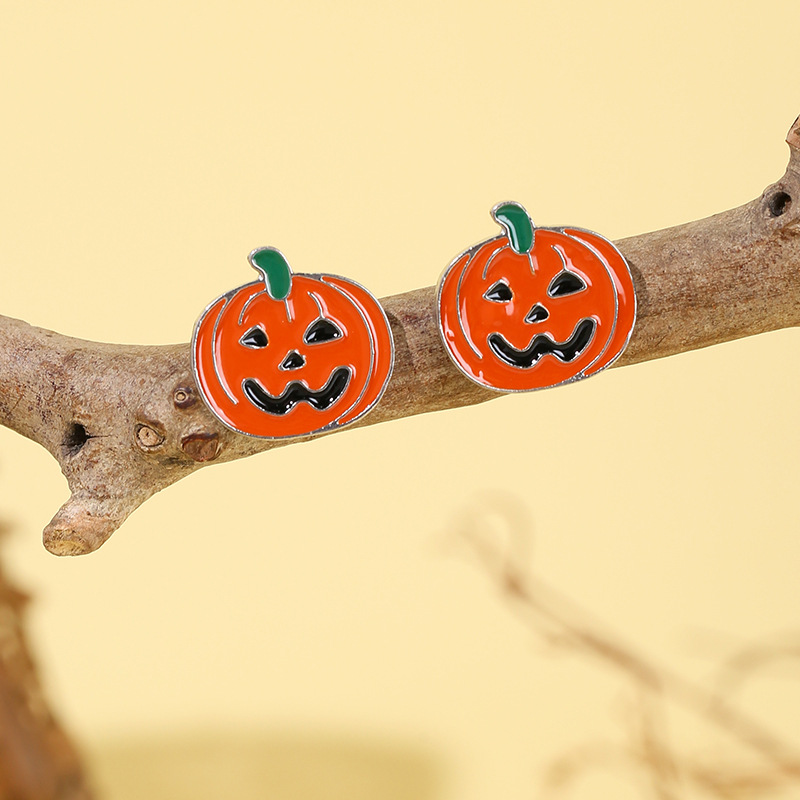 Spooky Halloween Themed Alloy Earrings
