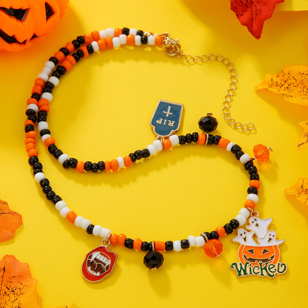 Adjustable Halloween Pendant Necklace