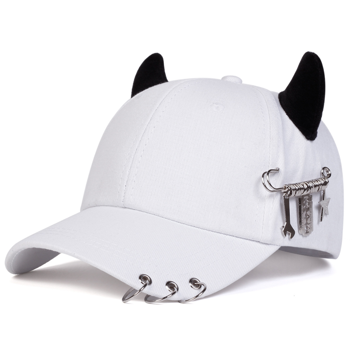 Cap mit gebogenem Schirm