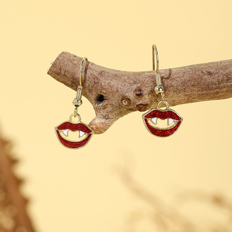Spooky Halloween Themed Alloy Earrings