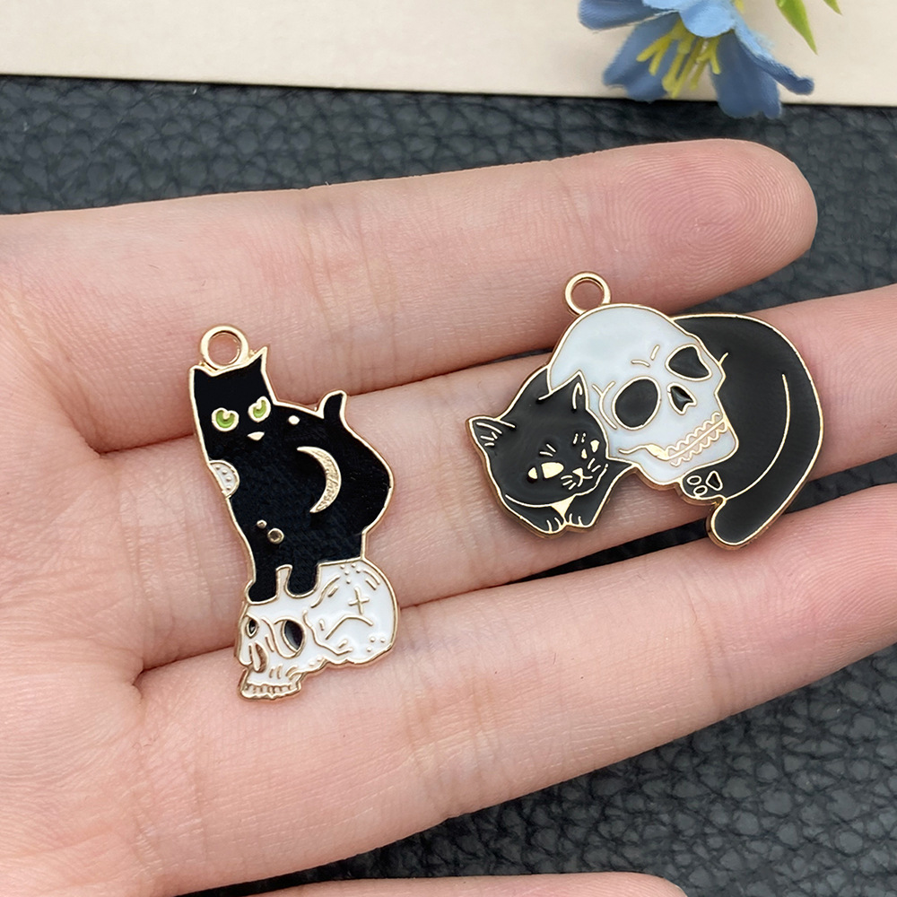 Halloween Oil Drip Alloy Charms Pendant