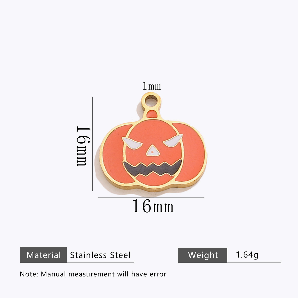 Halloween Stainless Steel Pendant